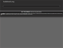 Tablet Screenshot of hubblesit.org
